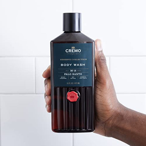 Palo Santo Body Wash 16 Fl Oz (2-Pack) – Cardamom, Papyrus e Palo Santo Aromático – Reserve Collection – 480 ml (2×240 ml) - Cremo