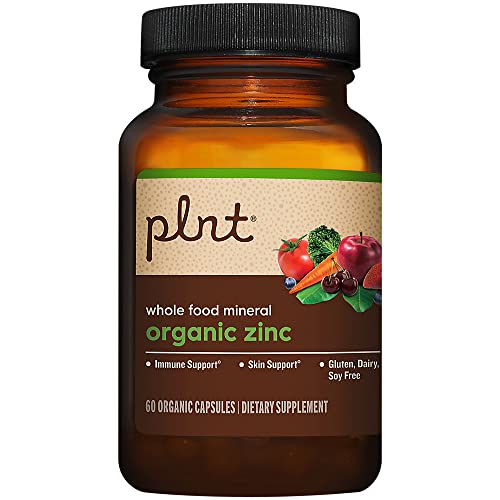 plnt - Zinco Orgânico, Fórmula Mineral de Alimentos Integrais para o Sistema Imunológico – 100g