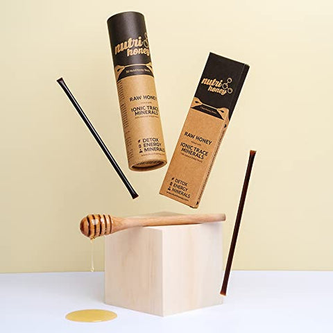 NATURAL SHILAJIT - Mel Natural de Shilajit em Bastões – Resina de Shilajit com Mel Cru e Ácido Fúlvico | Marca: