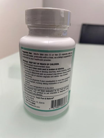 Peak Pure & Natural - Peak Pure: Suplemento Alimentar para Aumentar o Desempenho Físico – 100% Natural e Potente – 60 cápsulas de 500mg