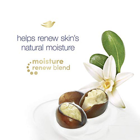 Sabonete Líquido Purely Pampering para Pele Seca Shea Butter com Baunilha Quente – Limpeza Eficaz e Nutrição Profunda, 22 fl oz (Pack com 4) - Dove