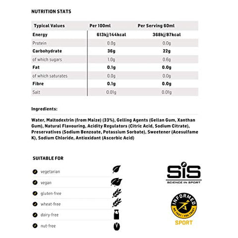 Energy Gel Pack, Gel Energético Isotônico SIS, 22g Carboidratos de Ação Rápida, Performance - Science in Sport