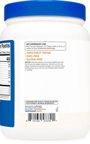 Proteína Isolada de Soja em Pó, 454g – 10g de Proteína por Porção, Vegano, Livre de Transgênicos - Nutricost