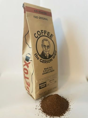 Gerson Good - Café Gerson – Moagem Média, Torra Média (Ar), Detox, Enema, Bebível, 454g