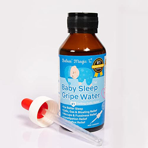 BABIES' MAGIC TEA - Babies Magic T Água de Gripe para Alívio de Cólicas e Gases do Bebê – Suave – 120ml