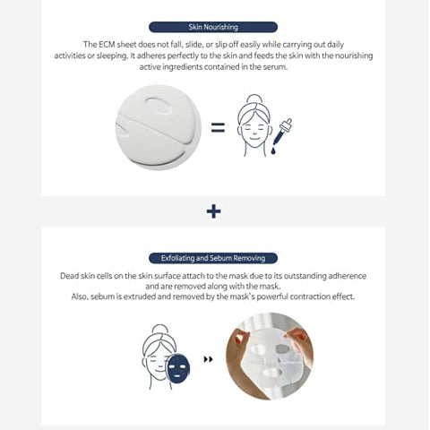 Máscara Facial Diária de Cuidados Dermoativos (35g/folha) Pacote de Máscaras Noturnas, Lifting e Hidratante, Calmante, Esfoliante, Nutritiva para a Pele, Máscara de Colágeno para Rugas e Pele Seca - DERM·ALL MATRIX