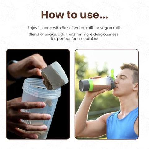 NUTRAPULSE - Amostra de Proteína Vegana Orgânica em Pó – Proteína à Base de Plantas, Sem Glúten, Não Transgênica, 20g de Proteína por Porção, Ideal para Smoothies