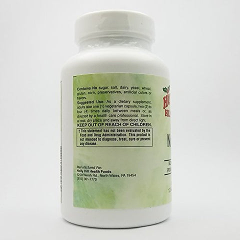 Holly Hill Health Foods - NAC 600 (N-Acetil Cisteína), 120 Cápsulas Vegetarianas – Marca em Destaque