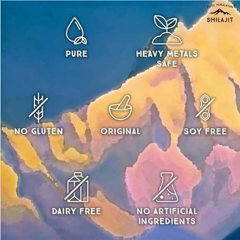 Pure Himalayan Shilajit - Shilajit Seco Puro do Himalaia em Gotas (90 Comprimidos – 200mg Cada) Máxima Potência de Shilajit Puro para Homens com 85 Minerais Traços