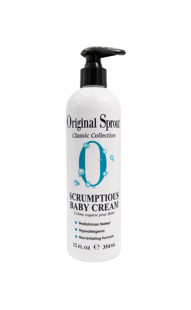 Creme Delicioso para Bebês com Zinco, Pele Sensível, 355 ml - Original Sprout