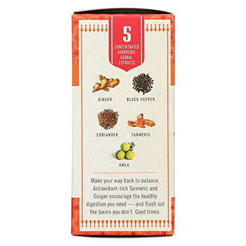 Party Detox – Suplemento Herbal Ayurvédico Instantâneo para Aliviar, Calmar e Restaurar. 1 Caixa com 10 Pacotes - Herbal Zap