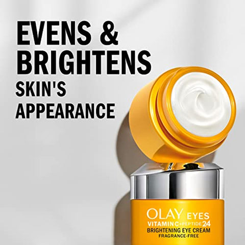 Creme para os Olhos Olay Peptídeo de Vitamina C 24, Sem Fragrância, 15g