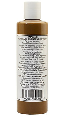 Loção Bronzeadora 8oz (Pacote com 4) - Maui Babe