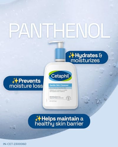 Limpeza Suave para Pele 1 Litro 1000ml 32oz 946ml – Cuidados com a Pele - Cetaphil