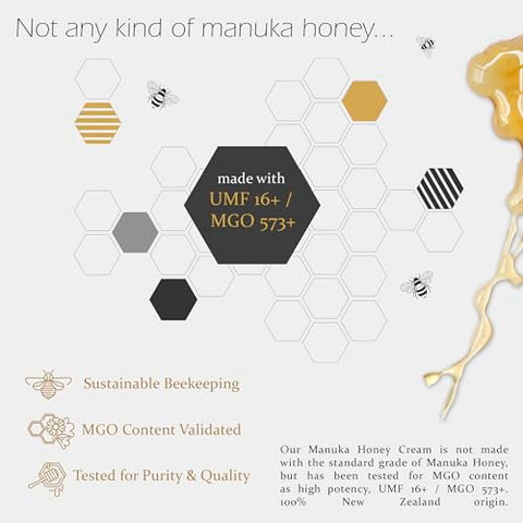BALM OF GILEAD - Creme de Mel de Manuka para Eczema – Hidratante para Pele Sensível, Psoríase, Dermatite – Pomada de Mel de Manuka, Sebo Alimentado a Grama