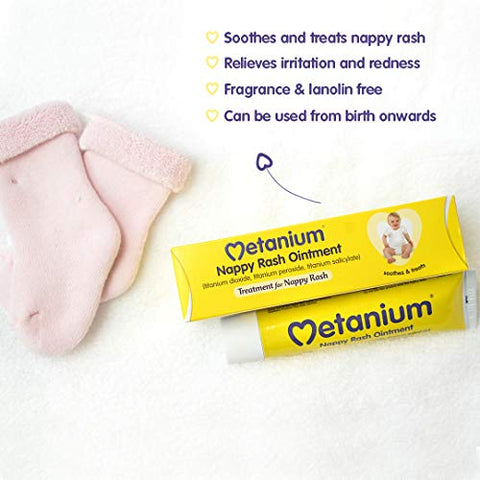 Metanium - Pomada para Assaduras 30g – Proteção e Cuidado para a Pele do Bebê