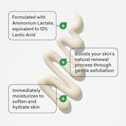 Daily Nourish 12%% – Loção Corporal 14.1 oz com 12%% de Ácido Lático – Esfoliante e Hidratante para Pele Seca (Embalagem Pode Variar) - AmLactin
