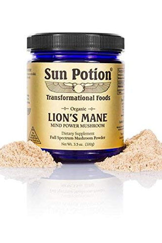 Lion’s Mane (Orgânico) – Cogumelo do Poder Mental (100g) - Sun Potion