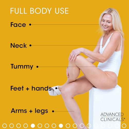 Loção Corporal de Retinol Creme de Colágeno 2pc Conjunto de Cuidados com a Pele do Corpo | Hidratante Firmador da Pele Loção Facial - Advanced Clinicals