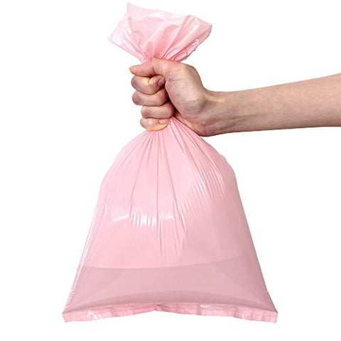 Sacos Descartáveis para Fraldas de Bebê – Vedação de Odores Incrível – Duráveis e sem Perfume [Tamanho: S, Cor: Rosa] (150 unidades, Pacote de 1) (150 Sacos) - BOS