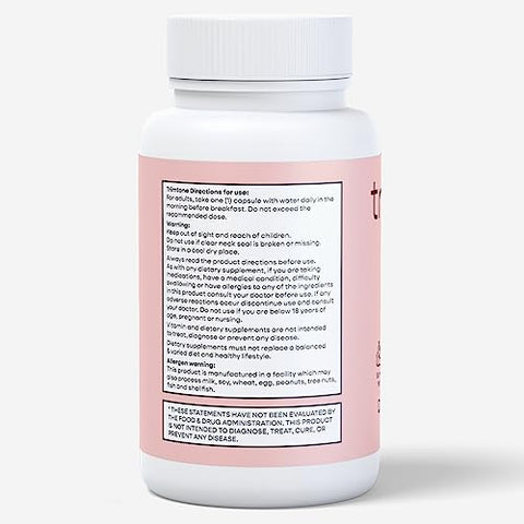 Pills – Fórmula de Gerenciamento de Peso Saudável para Mulheres, Complexo Estimulante de Humor – 30 Cápsulas – 1 Mês de Fornecimento - Trimtone