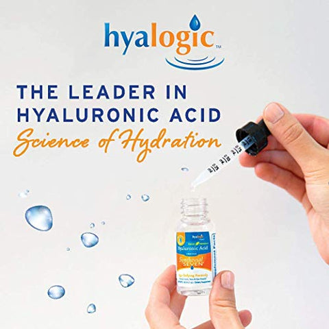 Liquid Synthovial Seven – Suplemento Oral de Ácido Hialurônico 30ml com Bálsamo Labial HA Stick – Hidratação para Pele, Corpo e Lábios - Hyalogic