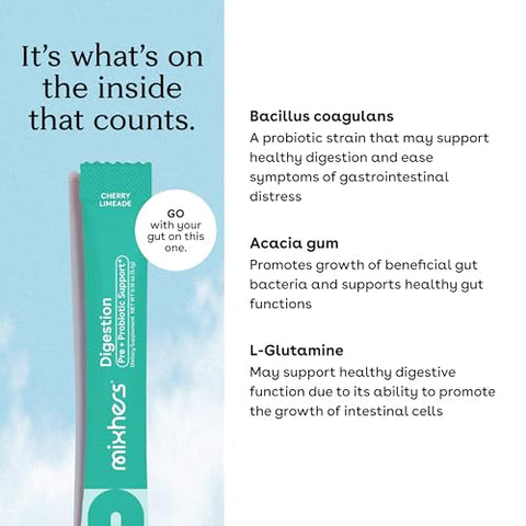 MIXHERS - Suplemento Digestivo para Saúde Intestinal – Metabolismo e Digestão – Marca: Digestion