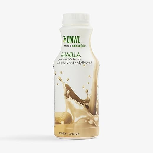 CMWL - Vanilla Shake Mix em Pó Proteico | Substituto de Refeição | Gerenciamento de Peso | 160 Calorias, 16g Proteína, 24 Vitaminas