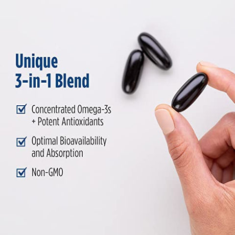 Recovery Plus – Ômega-3 de 1800 mg – Cúrcuma otimizada de 600 mg – Saúde celular – 45 cápsulas moles - Nordic Naturals