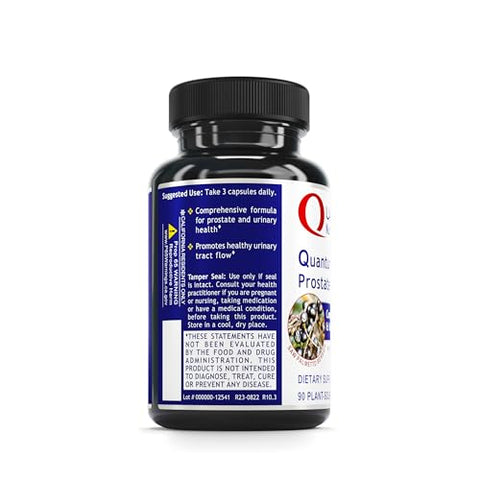 Labs – Suporte para Próstata, Fórmula para Saúde da Próstata, Suplemento Natural com Saw Palmetto Orgânico – 90 Cápsulas Vegetarianas - Quantum Nutrition