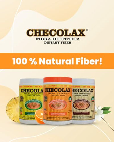 CHECOLAX - Nosso Fibra Alimentar Alivia Naturalmente a Constipação, Promove Regularidade e Alívio de Inchaço – Marca do Produto