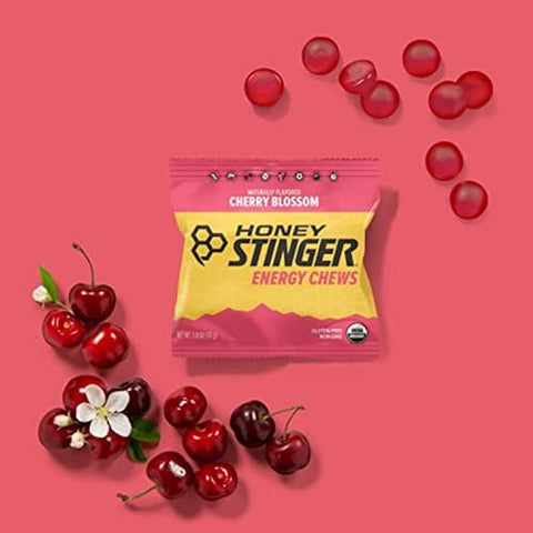 Energia de Cereja Orgânica | Mastigável | Sem Glúten | 30g - Honey Stinger