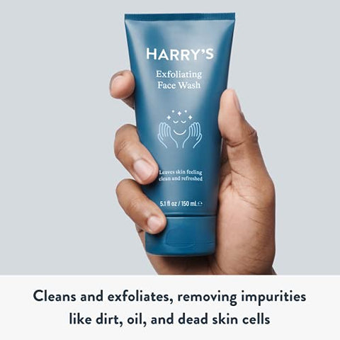 Harry's - Harry’s Face Wash – Limpeza Facial para Homens, 150 ml (Pacote com 3) Embalagem pode variar