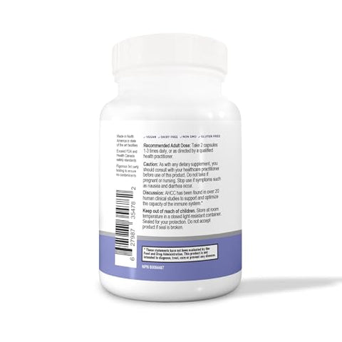 Papillex - AHCC Suplemento – Força Máxima – Extrato Natural de Suporte Imunológico – Mantém a Atividade das Células Assassinas Naturais – 20 Estudos de Pesquisa Humana – 60 Cápsulas Vegetais (1 Pacote)