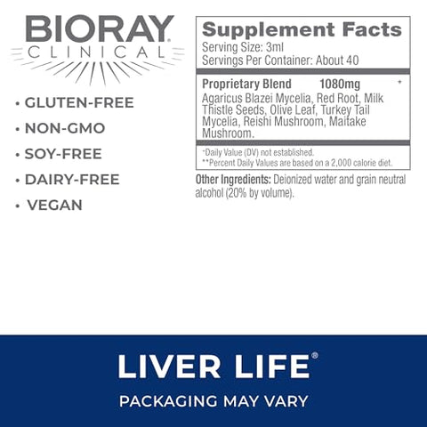 Clinical Liver Life – 118 ml – Fortalece a Estrutura Hepática - BIORAY