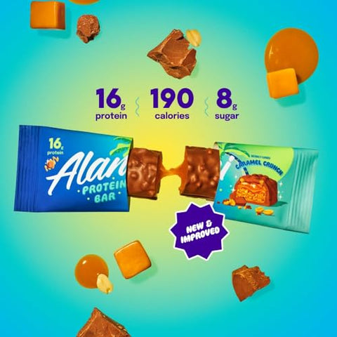 Generic - Alani Barras de Proteína – Pack Variado – Barras Ricas em Proteína sem Glúten – 9 Barras Embaladas Individualmente