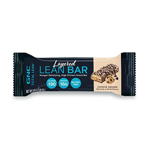 Total Lean Bar Camada de Proteína – Massa de Biscoito (9 Barras) - GNC