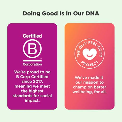 Gummy Probiótico, 1 Bilhão UFCs, Suporte Imunológico e Digestivo, Suplemento Probiótico Mastigável, Manga, 80 Unidades - OLLY