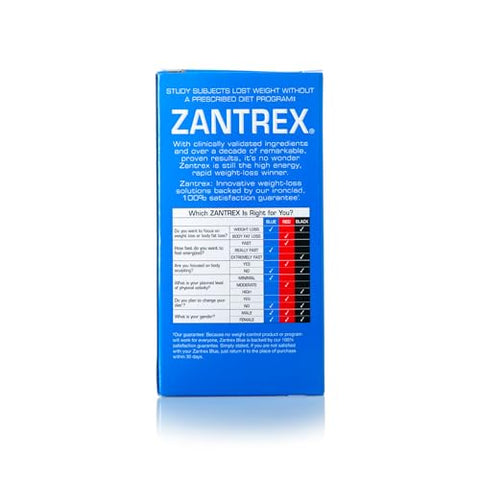 Zantrex - Suplemento para Perda de Peso Blue – Pílulas para Emagrecimento – Suplementos Dietéticos para Perda de Peso – Suplemento para Perder Peso – Pílulas Energéticas e para Perda de Peso – 84 Unidades