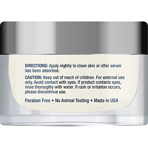 Coleção de Cuidados com a Pele Life Extension – Creme Noturno, retinil palmitato, ceramidas de farelo de arroz, manteiga de karité, chá verde, fórmula à base de melatonina para rejuvenescimento da pele durante a noite, 50g