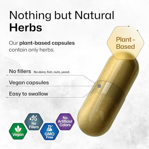 BIO KRAUTER - Cápsulas de Suporte à Ácido Úrico – Suplemento para Saúde Renal com Extrato de Cereja 10:1 – Cardo de Leite – 60 cápsulas