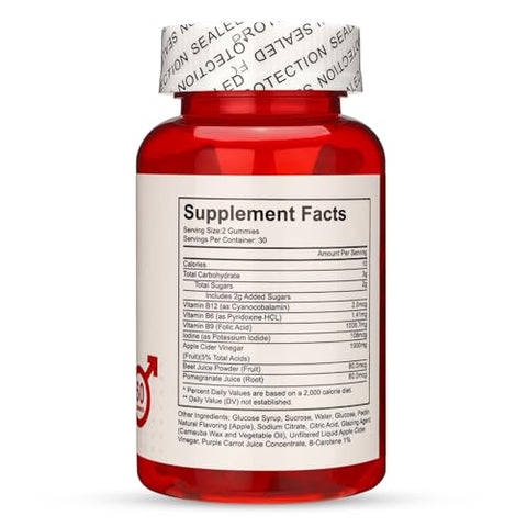 Lmuwecno - Vital Surge Gummies – Fórmula Avançada Extra Forte 1000MG – Gomitas Detox Me – Fórmula Avançada de Força Máxima 1000MG – Suplemento Vitamínico Masculino Mastigável