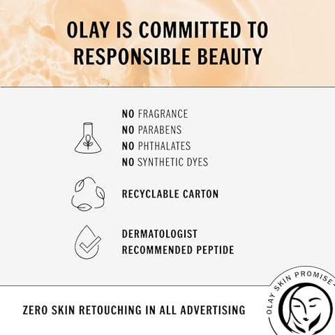 Creme para os Olhos Olay Peptídeo de Vitamina C 24, Sem Fragrância, 15g