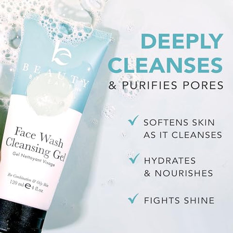 Beauty by Earth - Face Wash Natural – Fabricado nos EUA : USA | 100ml