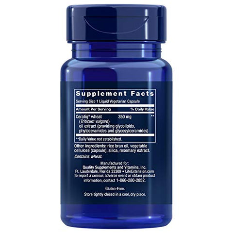 Ceramidas Restauradoras da Pele, 30 Unidades (Pacote de 2) – Marca Life Extension - Life Extension