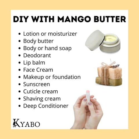 Kyabo - Manteiga de Manga Pura 100%%, Crua, Orgânica – 100g