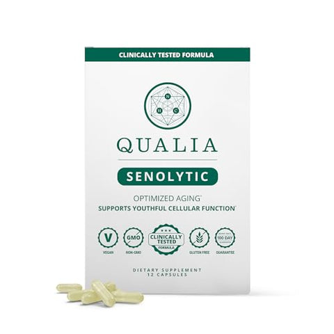 NEUROHACKER COLLECTIVE - Qualia – Suplemento Senolítico com Fisetina, Quercetina e Piperlongumina | 60g