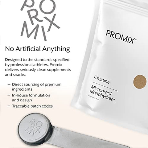 ProMix Nutrition - Promix Creatine Monohydrate em Pó, 5g de Creatina Micronizada por Porção, Estimula o Crescimento Muscular