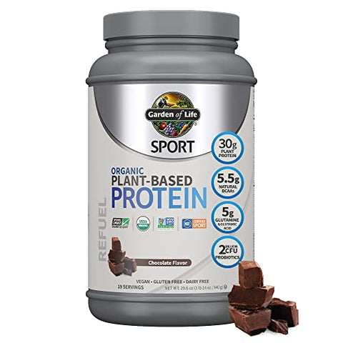 Kit Proteína Vegana Orgânica para Esportes – Chocolate – 500g - Garden of Life