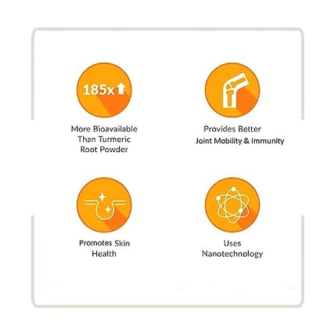 Santhigram Wellness Kerala Ayurveda - NovaSOL Supplements – Curcuma Premium 1000mg com Nanotecnologia Avançada, Alta Bioacessibilidade para Mobilidade Articular, Imunidade e Saúde Digestiva
